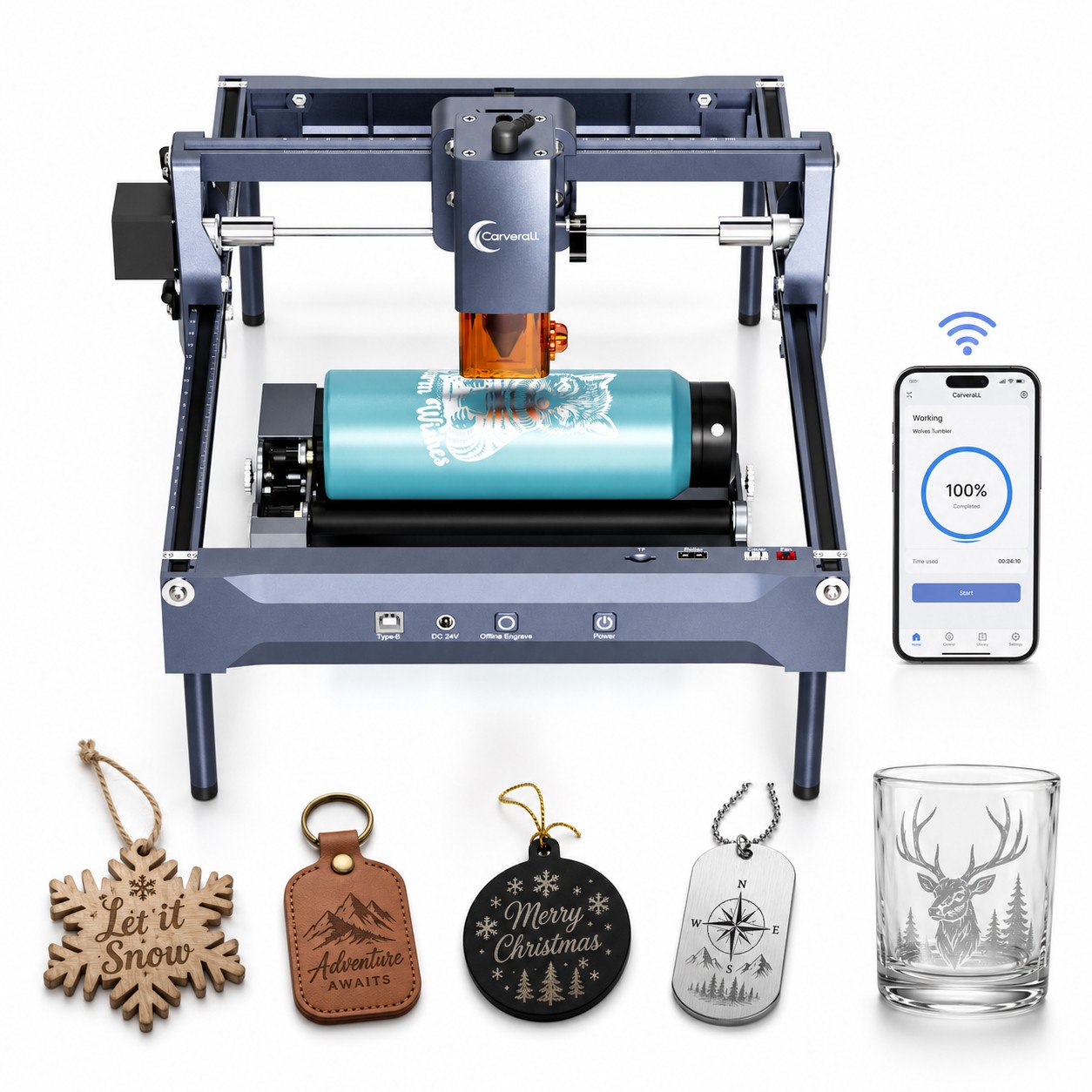 Industrial Laser Engraving Machine - ماكينة نقش بالليزر Carverall K15 Pro