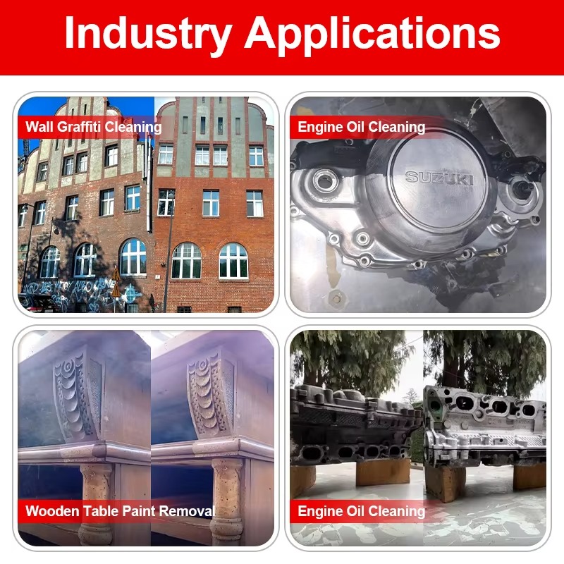 Industrial Laser For Cleaning - آلة تنظيف بالليزر النبضي الصناعي بقوة
