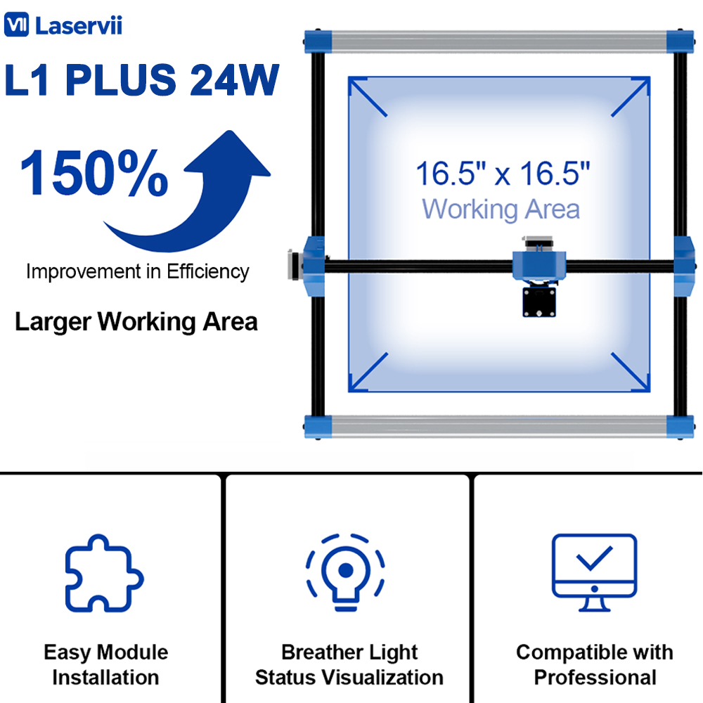 Industrial Laser Engraving Machine - آلة النقش بالليزر Laservii L1 PLUS