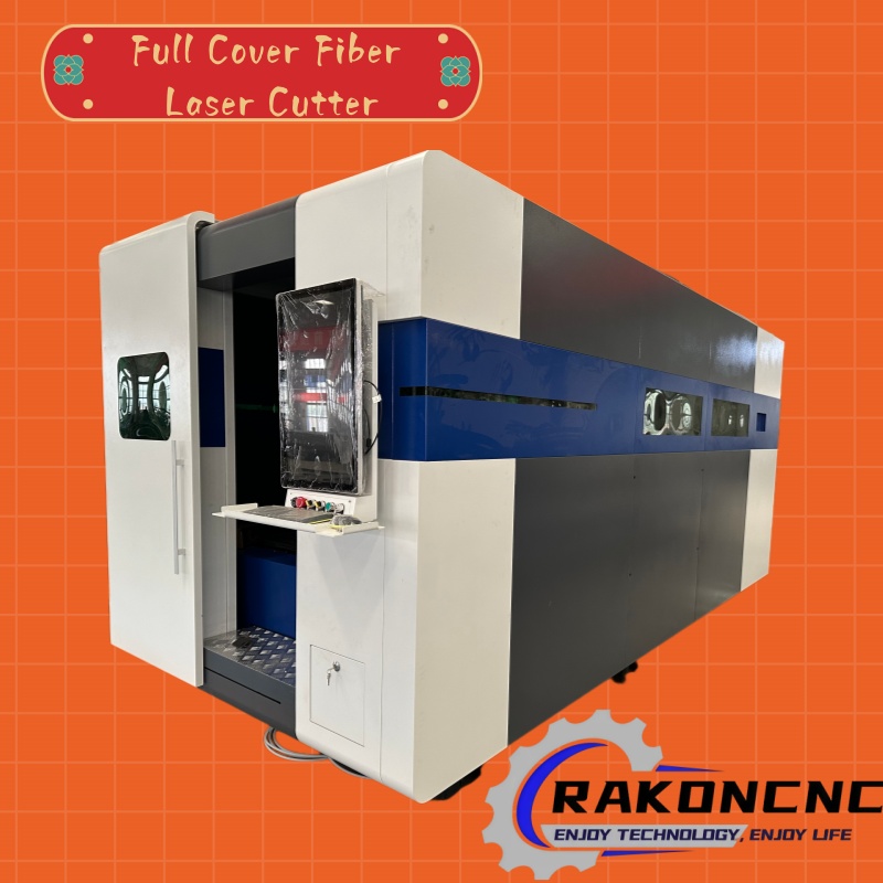 Industrial Laser Cutter For Metal - آلات صناعية قوية للغاية مغلقة بالكامل