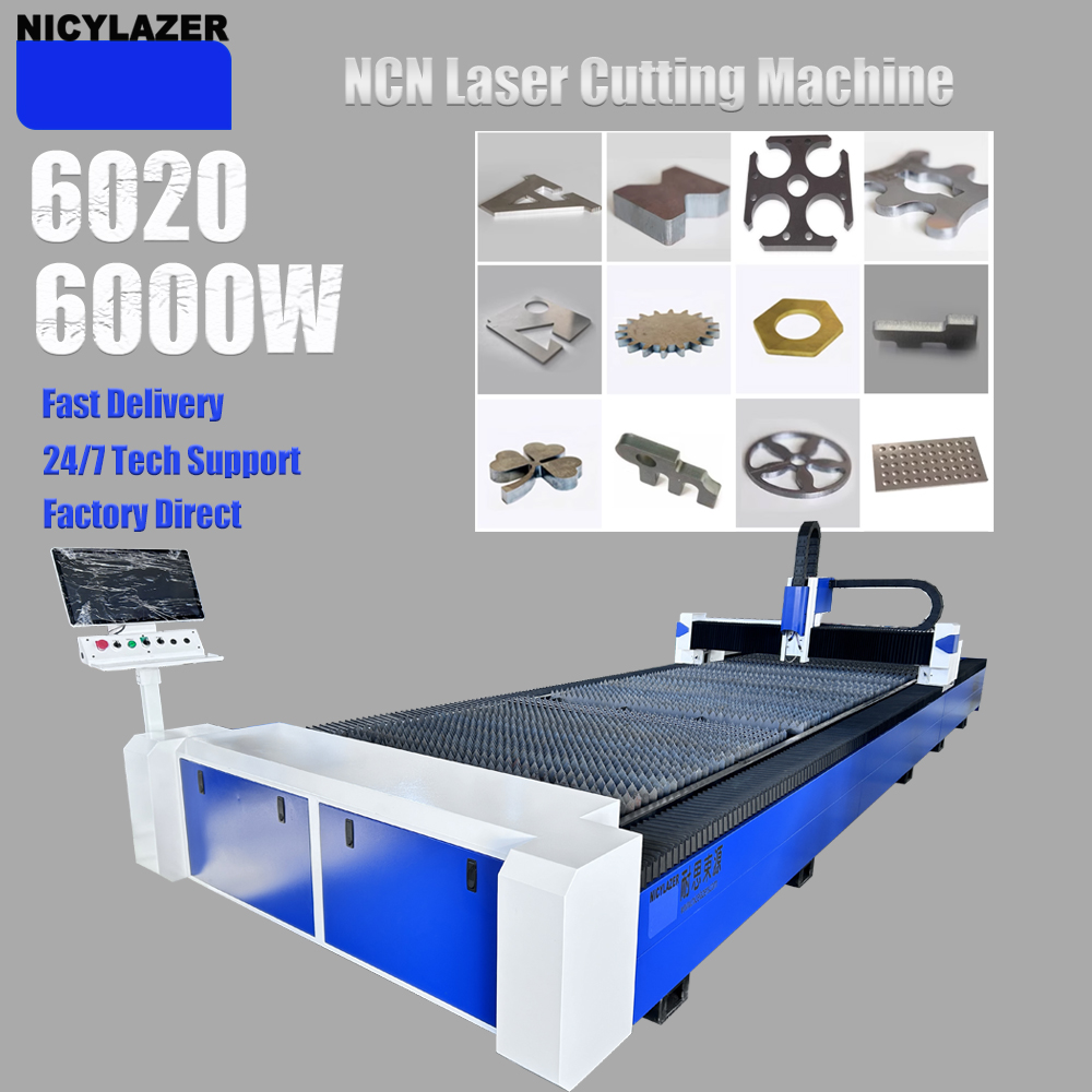 Industrial Laser Cutter For Metal - آلة قطع بالليزر CNC بقوة 6000