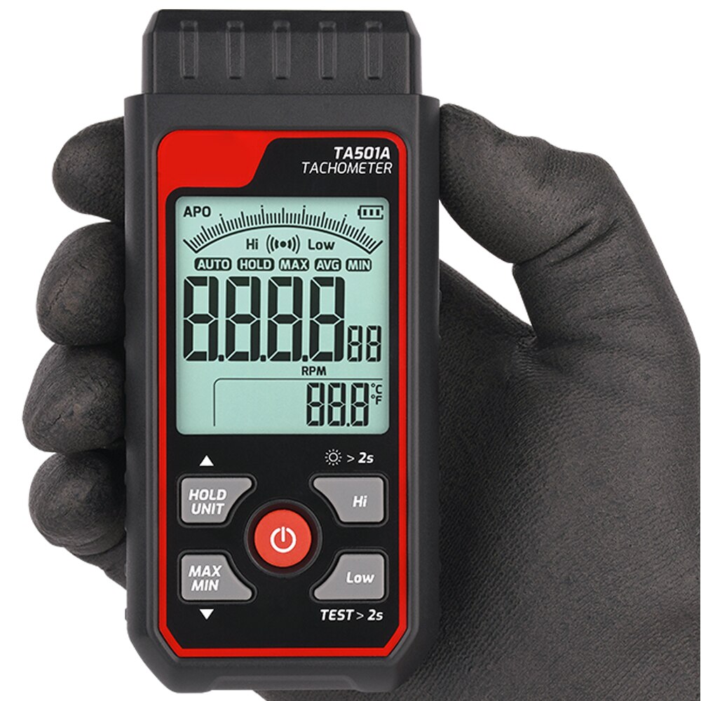 مقياس سرعة الدوران بالليزر TA5 - مراجعة Industrial Laser Tachometer وسعره