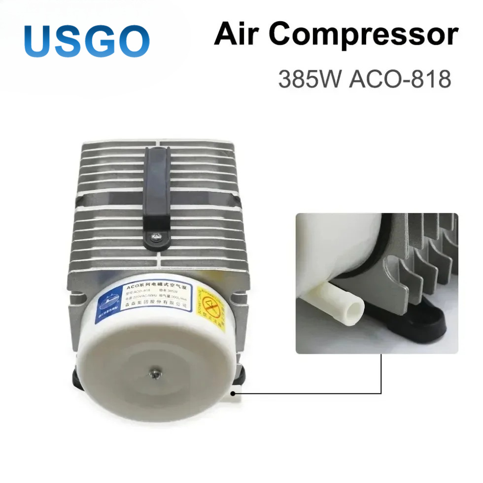 مضخة ضاغط هواء كهرومغناطيسية U - مراجعة Air Assist Pump Laser وسعره