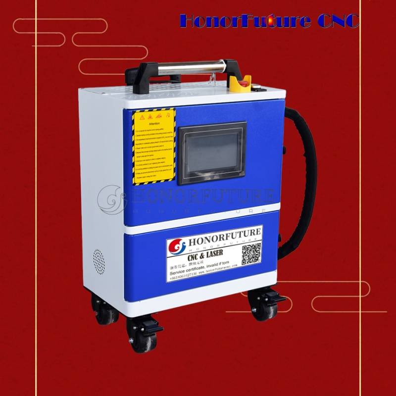 آلة تنظيف بالليزر JPT بقوة 500 - مراجعة Industrial Laser Rust Removal Machine وسعره
