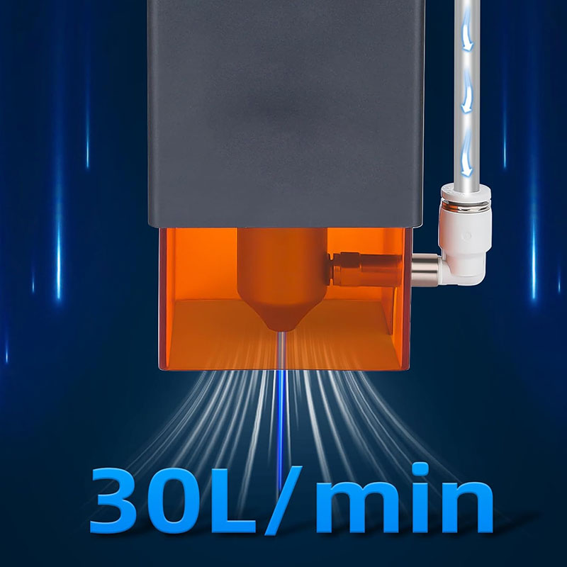مضخة مساعدة هواء ليزر 30 لتر/د - مراجعة Air Assist Pump Laser وسعره