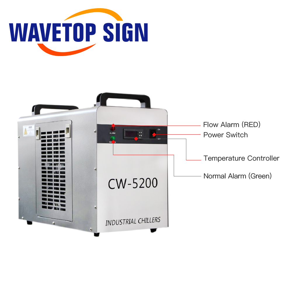 مبرد مياه صناعي WaveTopSign CW - مراجعة Industrial Laser Cutting Machines وسعره