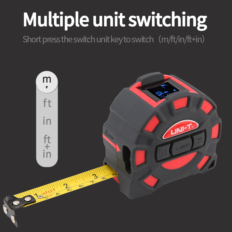 UNI-T 2in1 50m 60M الليزر شريط - مراجعة Industrial Laser Training وسعره