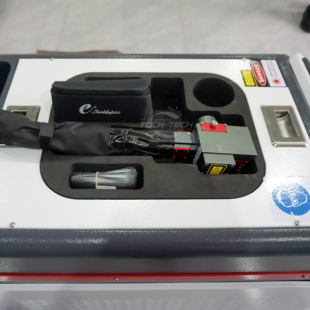 عالية الجودة الصناعية 200 واط  - مراجعة Industrial Laser Rust Removal Machine وسعره
