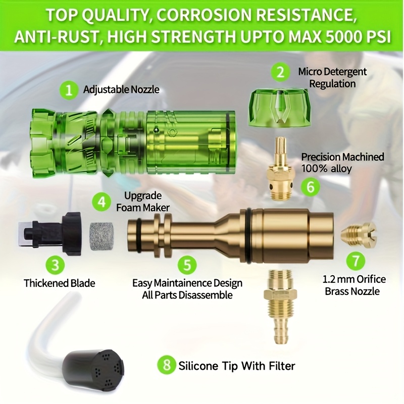 مضخة ضغط مزودة بفوهة رغوة من ا - مراجعة Laser Nozzle Ceramic وسعره