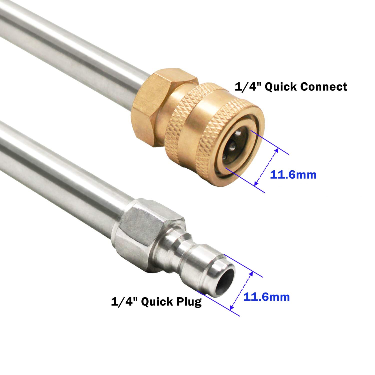 عصا تمديد لغسالة الضغط 30 °    - مراجعة Laser Nozzle Ceramic وسعره