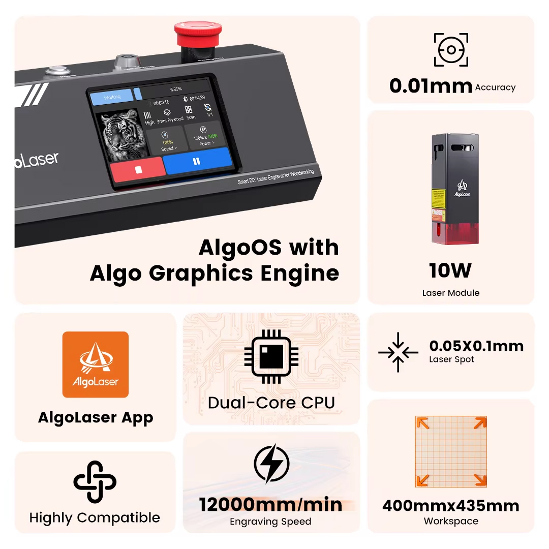 Algolaser لتقوم بها بنفسك الجد - مراجعة Industrial Handheld Laser Engraver وسعره