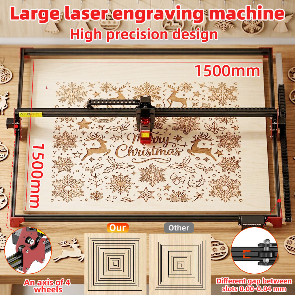 ماكينة النقش والقطع بالليزر FE - مراجعة Air Assist Pump Laser وسعره