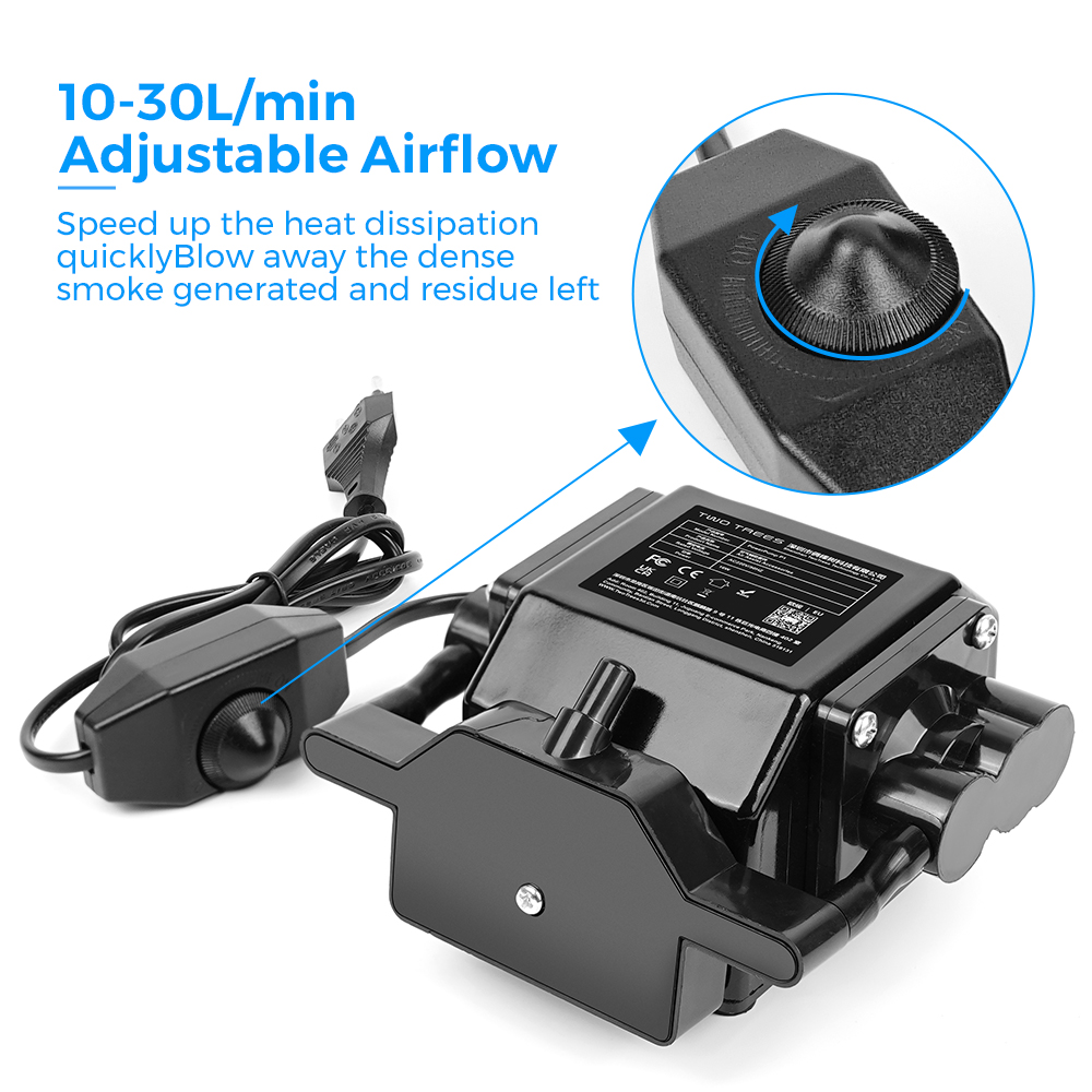 مضخة هواء ليزرية من TwoTrees ب - مراجعة Air Assist Pump Laser وسعره