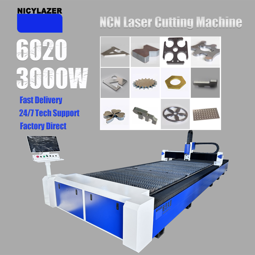 آلة قطع بالليزر CNC 3000 واط 6 - مراجعة Industrial Laser Cutter For Metal وسعره