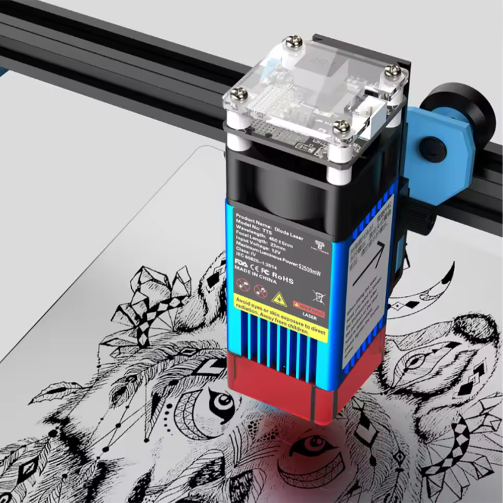 TwoTrees TTS-55 Pro/TTS-10 Pro - مراجعة Industrial Laser Engraving Machine وسعره