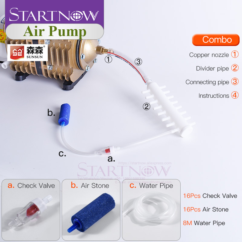 مضخة هواء كهربائية مغناطيسية S - مراجعة Air Assist Pump Laser وسعره