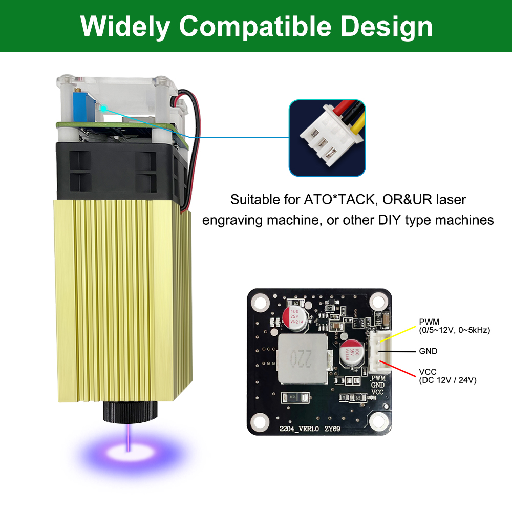 شجرة الليزر 4 واط 5 واط وحدة ا - مراجعة Industrial Handheld Laser Engraver وسعره