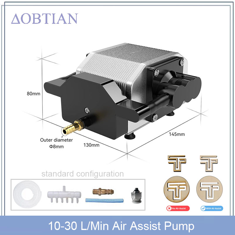 AC110V 220 فولت 30L/دقيقة 16 و - مراجعة Air Assist Pump Laser وسعره