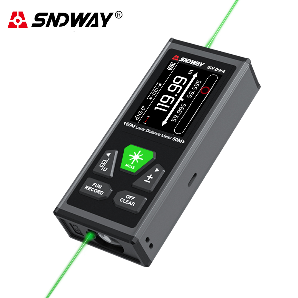 SNDWAY المزدوج الليزر مقياس مس - مراجعة Industrial Laser Training وسعره