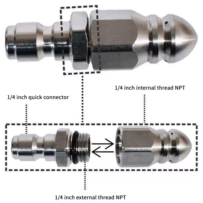 فوهة رشاش ماء عالي الضغط جديدة - مراجعة Laser Nozzle Ceramic وسعره