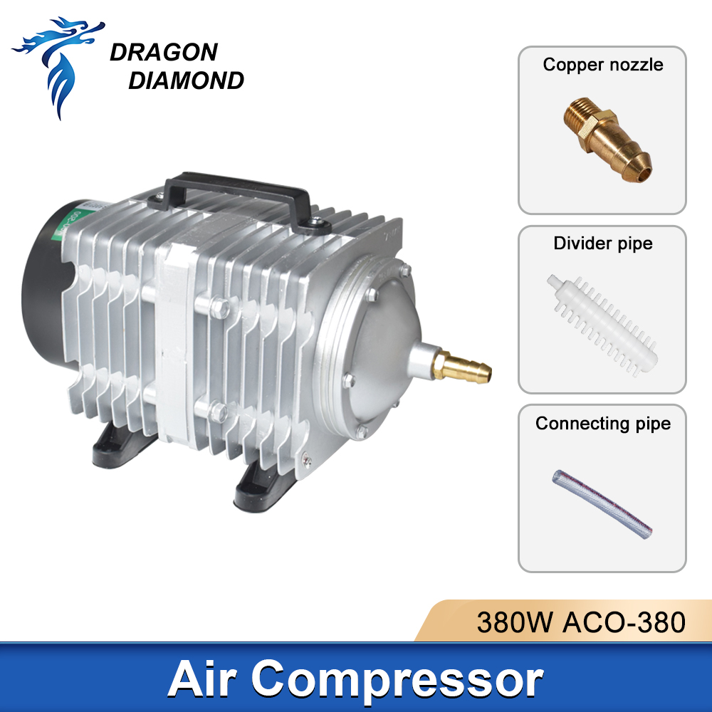 ضاغط الهواء 380 واط 220 فولت 2 - مراجعة Air Assist Pump Laser وسعره