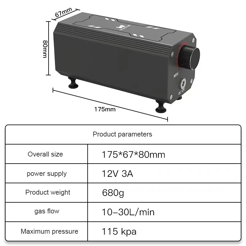 ضاغط مساعدة الهواء التيار المت - مراجعة Air Assist Pump Laser وسعره